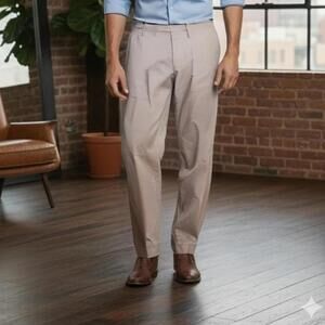 GAP Brand Straight Fit 36x32 Men's Khaki Pants (PA-06)